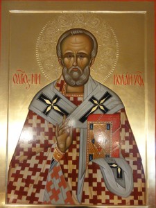 Икона святителя Николая архиепископа Мир Ликийских